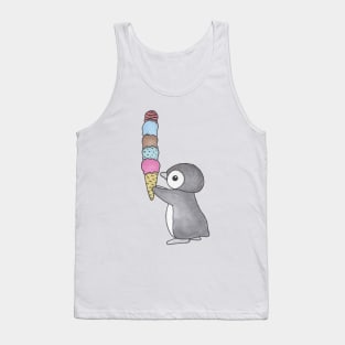 Ice Cream Penguin Tank Top